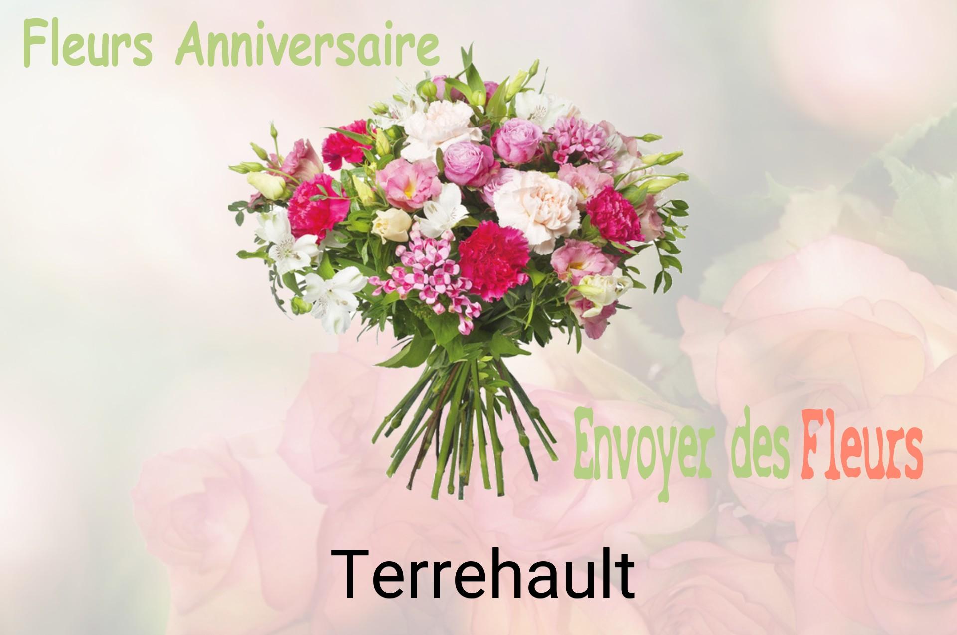 Bouquet de fleurs d’anniversaire livré à Terrehault